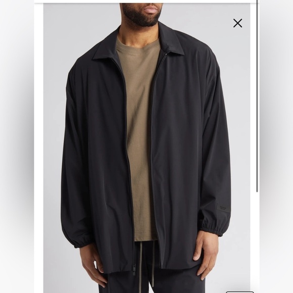 Essentials Fear of God zip up oversized jacket lightweight Medium NWT - Picture 2 of 15